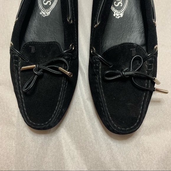 Tod's GOMMINO DRIVING SHOES black suede 38 - Picture 5 of 8